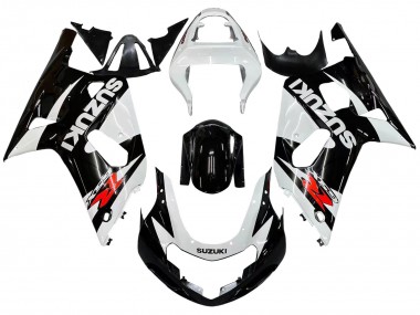 Affordable 2001-2003 Suzuki GSXR 600 / GSXR 750 Motorcycle Fairings - White Glossy Black Red