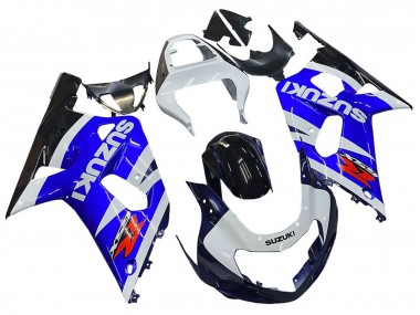 Affordable 2001-2003 Suzuki GSXR 600 / GSXR 750 Motorcycle Fairings - Blue White Glossy Black Red