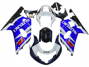 Affordable 2001-2003 Suzuki GSXR 600 / GSXR 750 Motorcycle Fairings - Blue White Glossy Black Red