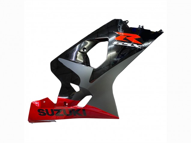 2004-2005 Suzuki GSXR 600 / GSXR 750 Motorcycle Fairings - Black Grey Red