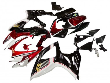Affordable 2006-2007 Suzuki GSXR 600 / GSXR 750 Motorcycle Fairings - Red White Black Yellow