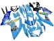 2008-2010 Suzuki GSXR 600 / GSXR 750 Motorcycle Fairings - Blue Yellow Rizla