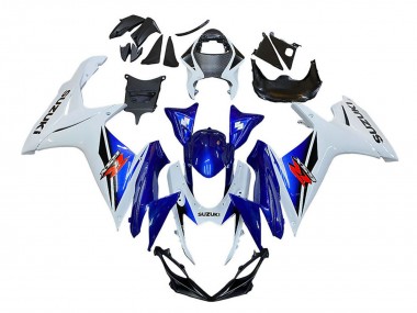 Affordable 2011-2024 Suzuki GSXR 600 / GSXR 750 Motorcycle Fairing - White Blue Red
