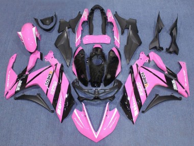 Affordable 2015-2018 Yamaha YZF R3/R25 Motorcycle Fairings - Pink Black Yamalube ENEOS