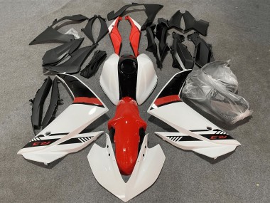 Affordable 2015-2018 Yamaha YZF R3/R25 Motorcycle Fairing Kits - White Red Black