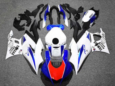 Affordable 2022-2024 Yamaha YZF R3/R25 Motorcycle Fairings - White Blue Red Black Motul
