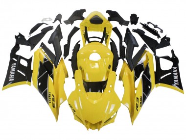 Affordable 2022-2024 Yamaha YZF R3/R25 Motorcycle Fairing - Yellow Black