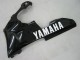 2000-2001 Yamaha YZF 1000 R1 Motorcycle Fairings - Glossy Black White Decal