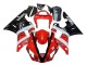 2000-2001 Yamaha YZF 1000 R1 Motorcycle Fairings - Red White Glossy Black