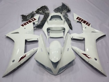 Affordable 2002-2003 Yamaha YZF 1000 R1 Motorcycle Fairings - Pearl White Black