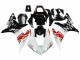 2002-2003 Yamaha YZF 1000 R1 Motorcycle Fairings - White Red Black Castrol