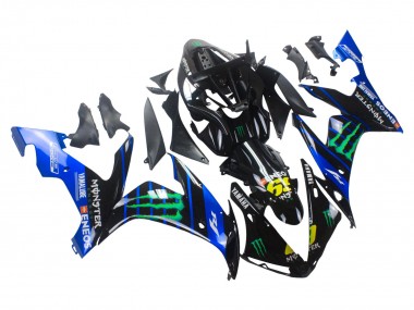 Affordable 2004-2006 Yamaha YZF 1000 R1 Motorcycle Fairings - Blue Black Yellow Green Monster Yamalube ENEOS 69