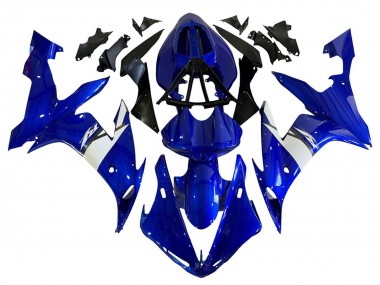Affordable 2004-2006 Yamaha YZF 1000 R1 Motorcycle Fairings - Blue White