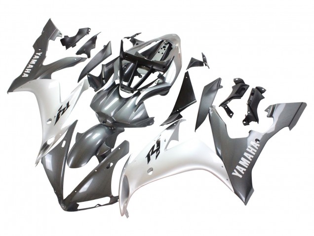 2004-2006 Yamaha YZF 1000 R1 Motorcycle Fairings - Silver Grey