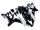 2004-2006 Yamaha YZF 1000 R1 Motorcycle Fairings - Glossy Black White Motul