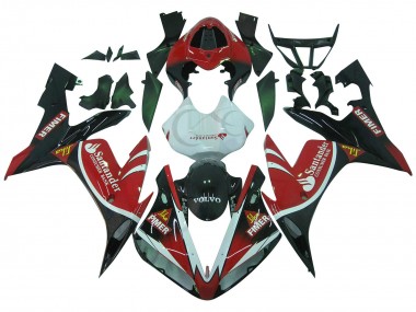 Affordable 2004-2006 Yamaha YZF 1000 R1 Motorcycle Fairings - Red White Black Green Volvo Jika Fimer Santander