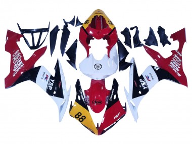 Affordable 2004-2006 Yamaha YZF 1000 R1 Motorcycle Fairings - Yellow Red White Black YSP 88