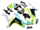 2007-2008 Yamaha YZF 1000 R1 Motorcycle Fairings - Light Blue Lime Green Black