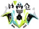 2007-2008 Yamaha YZF 1000 R1 Motorcycle Fairings - Light Blue Lime Green Black