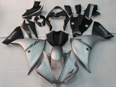 Affordable 2009-2011 Yamaha YZF 1000 R1 Motorcycle Fairing - Silver Black