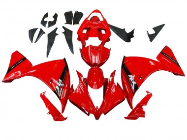 Affordable 2012-2014 Yamaha YZF 1000 R1 Motorcycle Fairing - Red Glossy Black