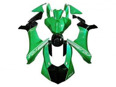 Affordable 2020-2025 Yamaha YZF 1000 R1 Motorcycle Fairings - Green Glossy Black