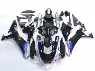 Affordable 2020-2025 Yamaha YZF 1000 R1 Motorcycle Fairings - Glossy Black Silver Blue