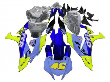 Affordable 2020-2025 Yamaha YZF 1000 R1 Motorcycle Fairings - Blue Yellow GYTR 46