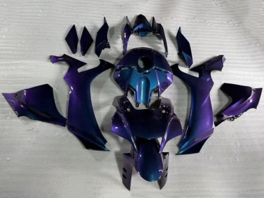 Affordable 2020-2025 Yamaha YZF 1000 R1 Motorcycle Fairings - Gradient Blue Purple