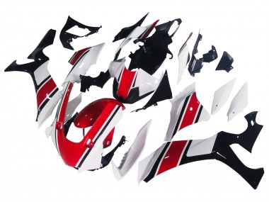 Affordable 2020-2025 Yamaha YZF 1000 R1 Motorcycle Fairing - White Red Glossy Black