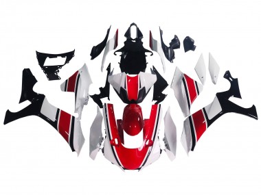 Affordable 2020-2025 Yamaha YZF 1000 R1 Motorcycle Fairing - White Red Glossy Black