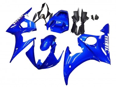 Affordable 2006-2009 Yamaha YZF R6S Motorcycle Fairings - Blue