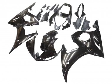Affordable 2006-2009 Yamaha YZF R6S Motorcycle Fairings - Glossy Black