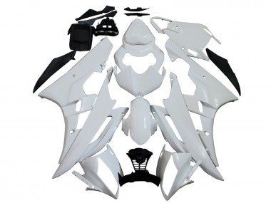 Affordable 2006-2007 Yamaha YZF 600 R6 Motorcycle Fairings - Unpainted