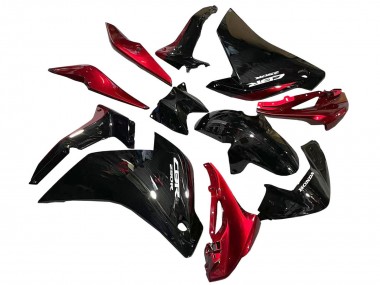 Affordable 2011-2015 Honda CBR250RR Motorcycle Fairings - Glossy Black Red