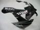 2000-2001 Kawasaki ZX9R Motorcycle Fairings - Glossy Black White West