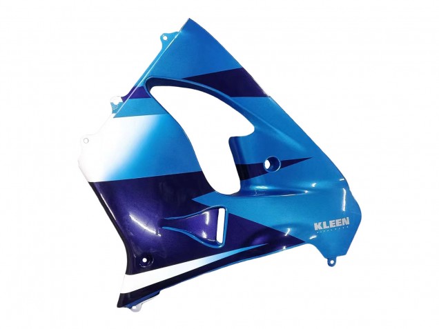 2000-2001 Kawasaki ZX9R Motorcycle Fairings - Blue Black