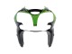2000-2001 Kawasaki ZX9R Motorcycle Fairings - Green Black Playboy DENSO