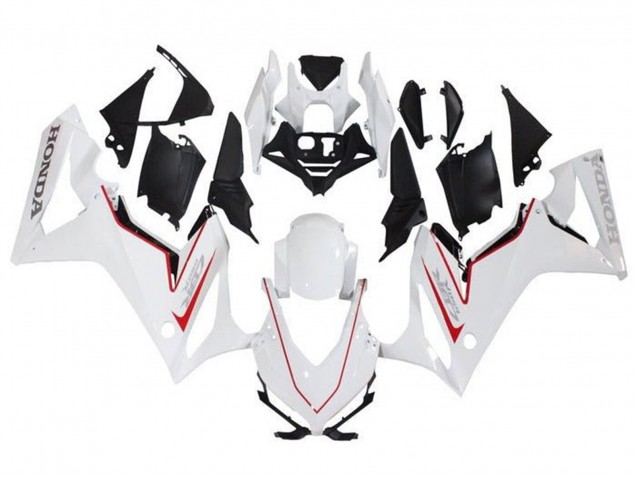 2021-2023 Honda CBR650R Motorcycle Fairings - White Red Black