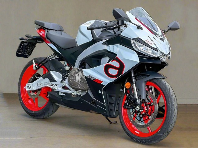 2024-2025 Aprilia RS457 Motorcycle Fairings - White Black Red