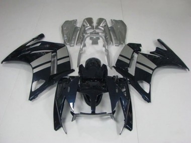 Affordable 2013-2015 Yamaha FJR1300 Motorcycle Fairings - Glossy Black Silver
