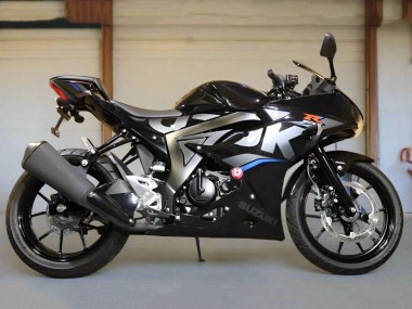 Affordable 2017-2025 Suzuki GSXR125 Motorcycle Fairings - Black Silver Blue