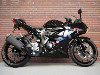 Affordable 2017-2025 Suzuki GSXR125 Motorcycle Fairings - Black Silver Blue