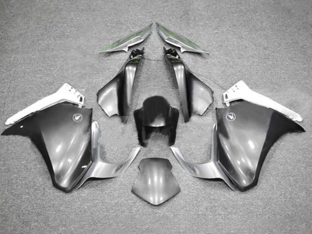 2010-2014 Honda VFR 1200 Motorcycle Fairings - Silver White