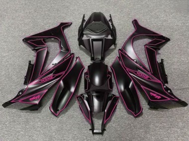 Affordable 2011-2015 Kawasaki ZX10R Motorcycle Fairings - Matte Black Purple