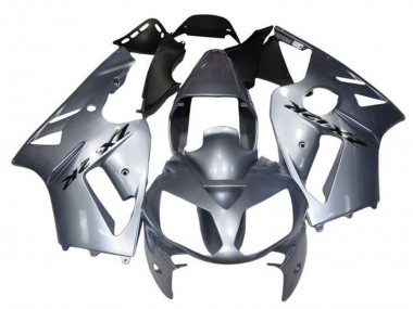 Affordable 2000-2001 Kawasaki ZX12R Motorcycle Fairings - Silver