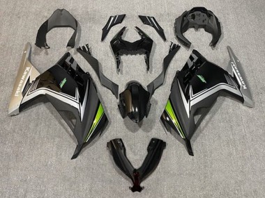 Affordable 2013-2024 Kawasaki EX300 Motorcycle Fairings - Glossy Black Matte Black Silver Green