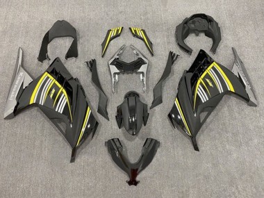 Affordable 2013-2024 Kawasaki EX300 Motorcycle Fairings - Yellow Silver Glossy Black Matte Black