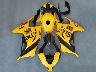 Affordable 2013-2024 Kawasaki EX300 Motorcycle Fairings - Yellow Black Supreme
