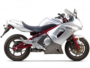 Affordable 2006-2008 Kawasaki Ninja 650 EX650 Motorcycle Fairings - Silver Black Red